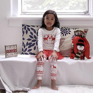 Reindeer Tutu Long Sleeve Pajama Set