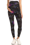 Galaxy Side Ruched Maternity Leggings